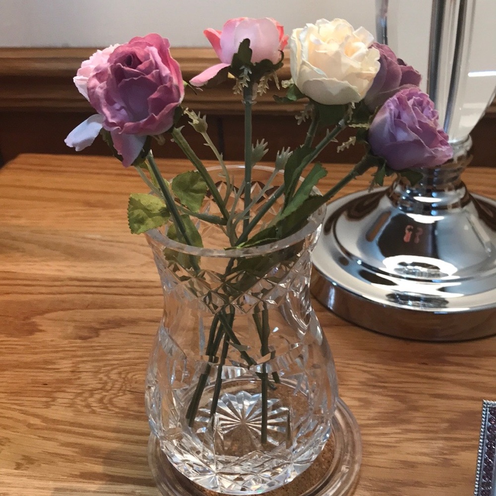 Small crystal vase